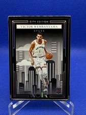 Victor Wembanyama 2023-24 Panini Noir /25 Metal Frame City Edition Rookie RC SP