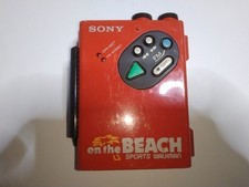 Sony Sports Walkman WM-F5 On The Beach Cassette Player Vintage Working Japan