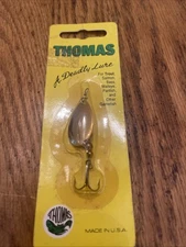 Thomas Special Spinn 1/4 Oz Nickel/Gold Vintage Trout Magnet NOS
