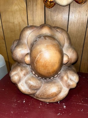 Hand-Made Indonesian Sacred Weeping Buddha Sculpture Figurine Statue Solid Wood