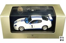 Miniature Car 1/43 Maserati Trofeo Presentation Car 1 White Blue GTM014