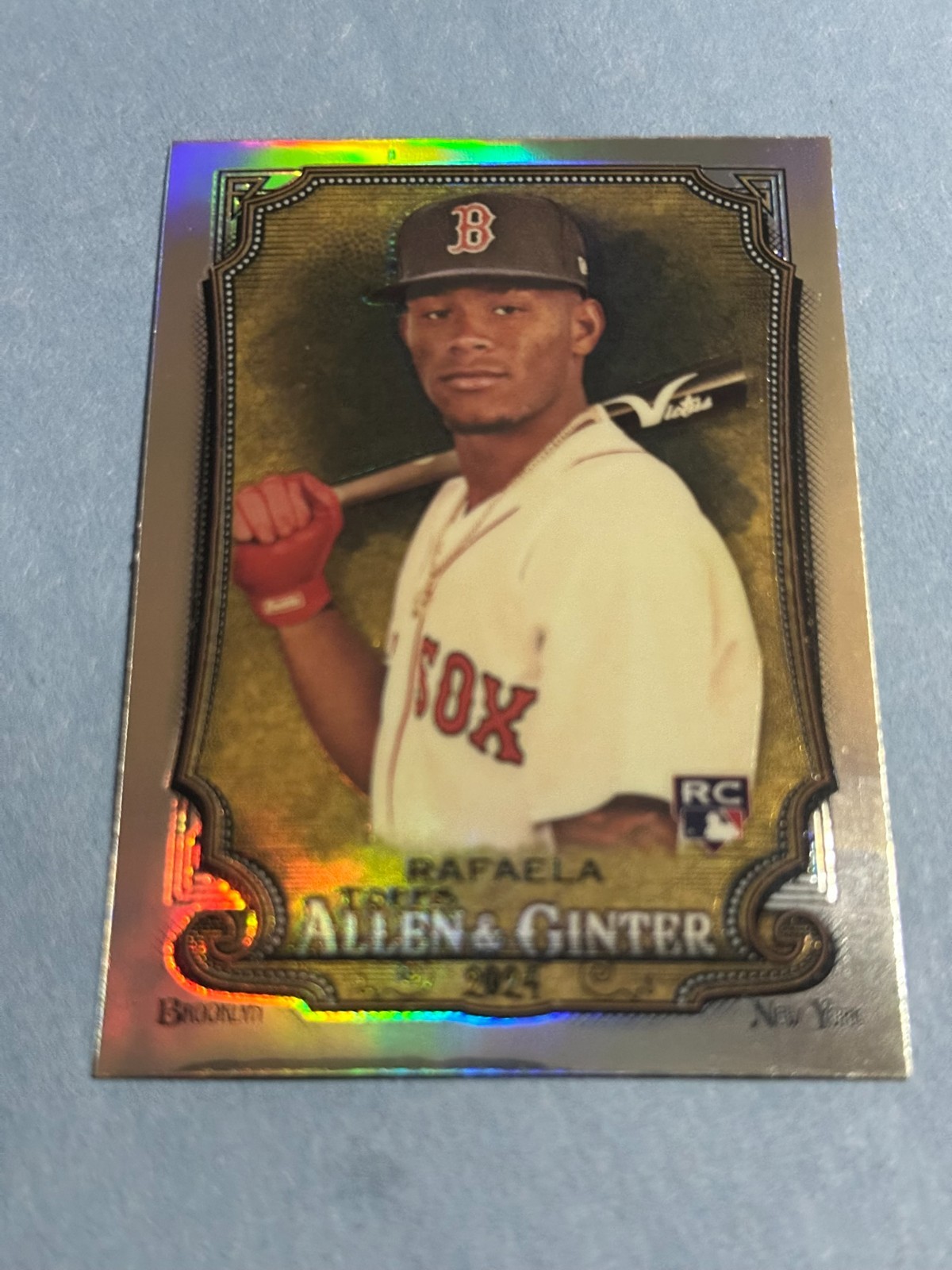 2024 Topps Allen & Ginter - Chrome Ceddanne Rafaela #77 Refractor (RC)