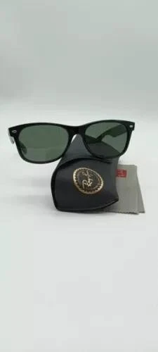 Ray Ban Used Ladies Gents Unisex Sunglasses Clubmaster Black Green & Gold RB3016, photo 4 of 5