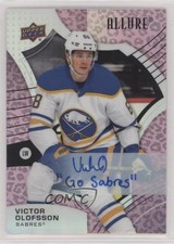 2021-22 Upper Deck Allure Pink Leopard Auto Victor Olofsson #51 Auto t2z