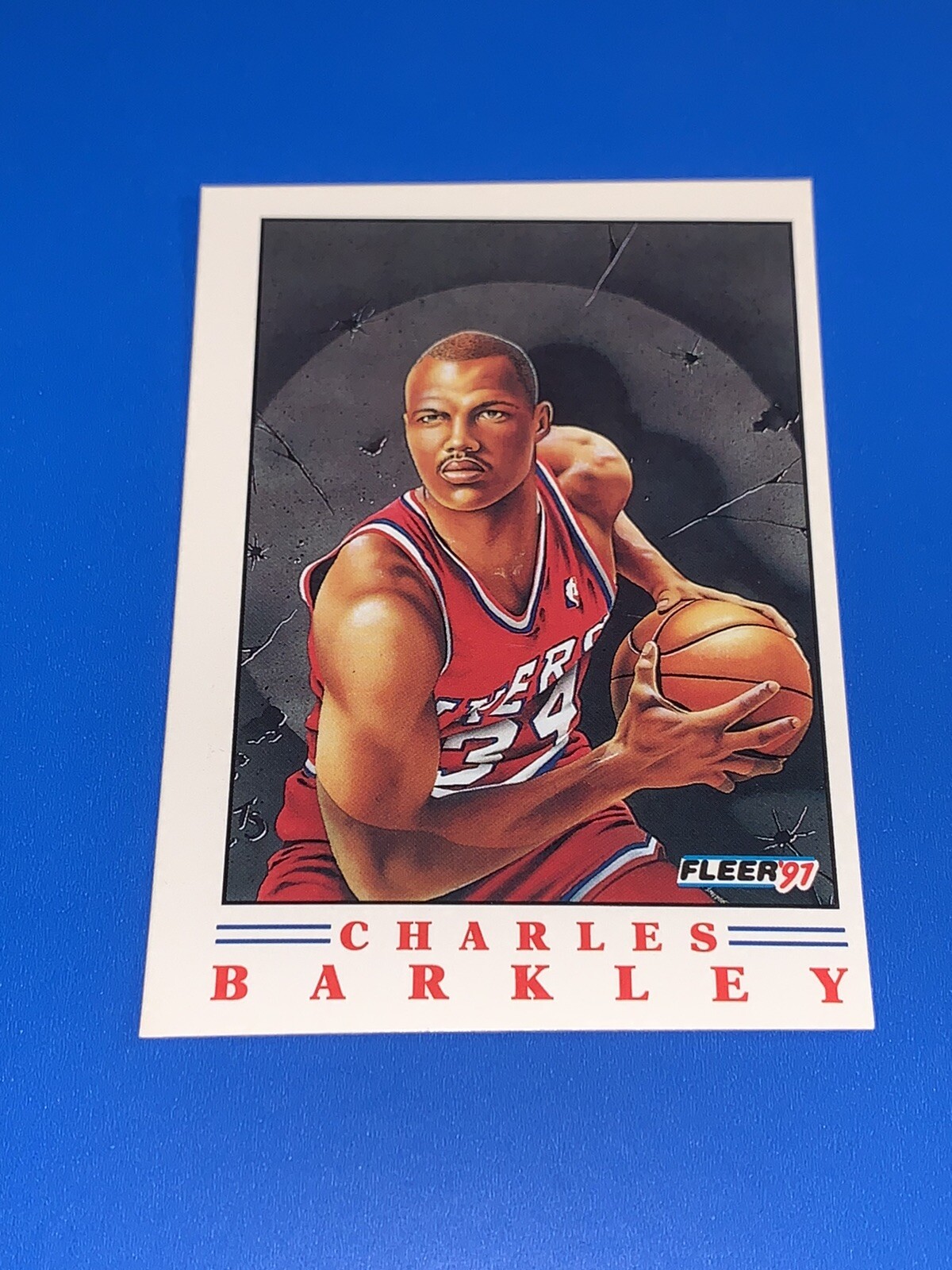 1991-92 Fleer Charles Barkley Pro-Visions Insert Card #3 Philadelphia 76ers