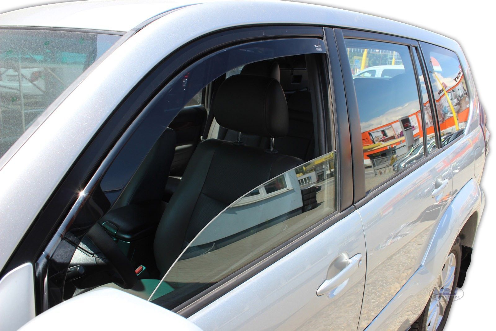 TO FIT Toyota Land Cruiser J120 Prado 2003up Front wind deflectors 2pc