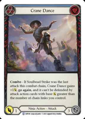 1x Crane Dance BLUE - NM - History Pack Vol. 1 -  Flesh and Blood Rare