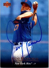 Pete Harnisch autographed baseball card (New York Mets ) 1995 Upper Deck #361