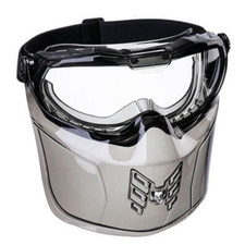 Portwest PS22 Ultra Safe Goggles & Chin Guard Anti Fog & Scratch Dust Proof