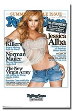 JESSICA ALBA POSTER Hot Sexy Rolling Stone Cover RARE - PRINT IMAGE PHOTO