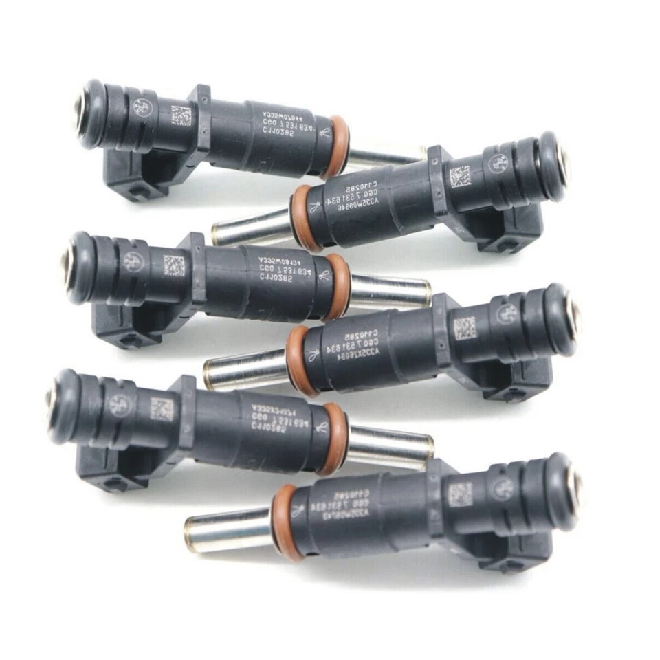 x6 NEW GENUINE OEM SIEMENS Fuel Injectors for 2006 BMW 330i 3.0L I6 #7531634 - Image 4 of 4