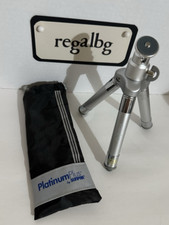 Sunpak Platinum Plus Mini-D Portable Adjustable Hight Tripod with Case - Used