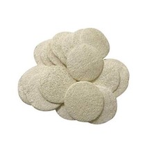 20 Pack Natural Loofah Sponge Exfoliating Facial Pads Scrubber for Bath Shower