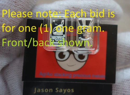 Pokemon 1 gram Eevee Silver Art Bar .999 Fine {Proof} - .999 Rare Trading Card