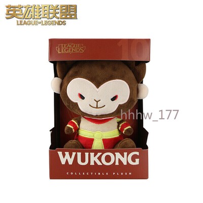 League of Legends Official Plush Doll LOL the Monkey King Wukong Toy Cosplay NEW