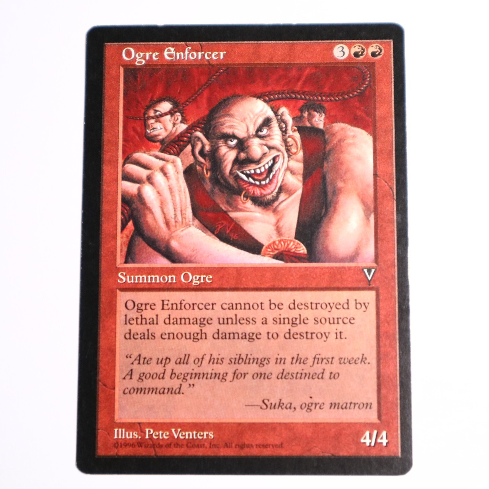 MTG Red - Ogre Enforcer - Visions - Magic the Gathering