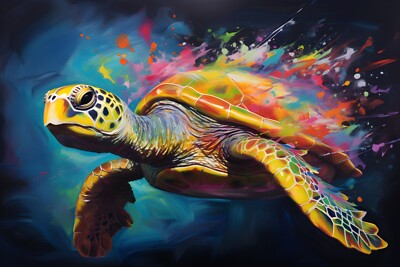 ★Original ART ‘Turtle’ Turtle - Canadian Indigenous Art Inc.
