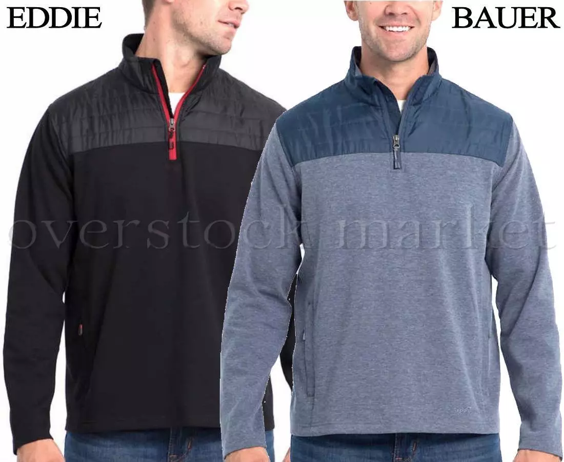 Eddie bauer mixed media pullover sale