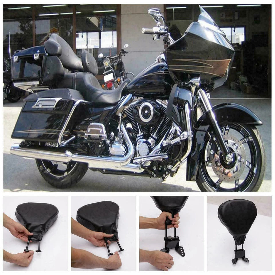 Adjustable Driver Rider Backrest Kits For Harley Davidson 09-23 Electra Glide - Image 4 of 4