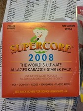 Supercore Karaoke Music CDG's Set Of 16 cd's 2008 Ultimate All Ages Starter
