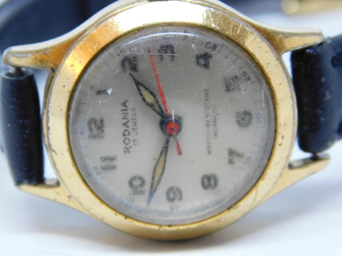 Vintage Rodania 17 Jewels Swiss Made Wind-up Analog Women's Watch