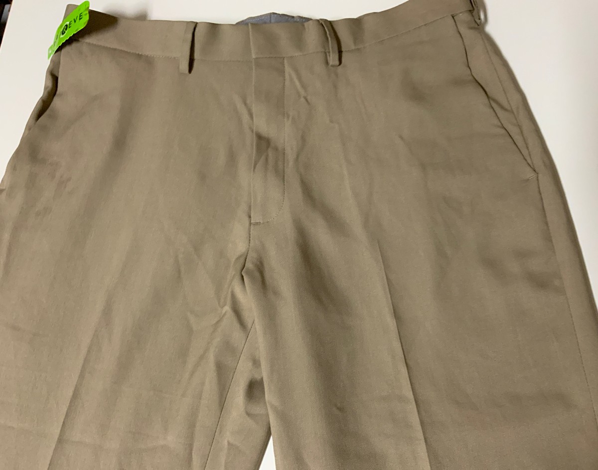 J.M. Haggar Tailored Fit 4-Way Stretch Flat Front Dress Pants - Haggar Pants | Jos A Bank