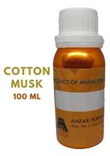 Cotton Musk by Anfar concentrated Perfume oil | 100 ml packed | Attar oil