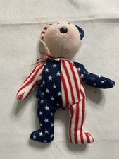 RARE- Ty beanie baby, 1999 Pink Face Spangle the bear - Retired Collectibles