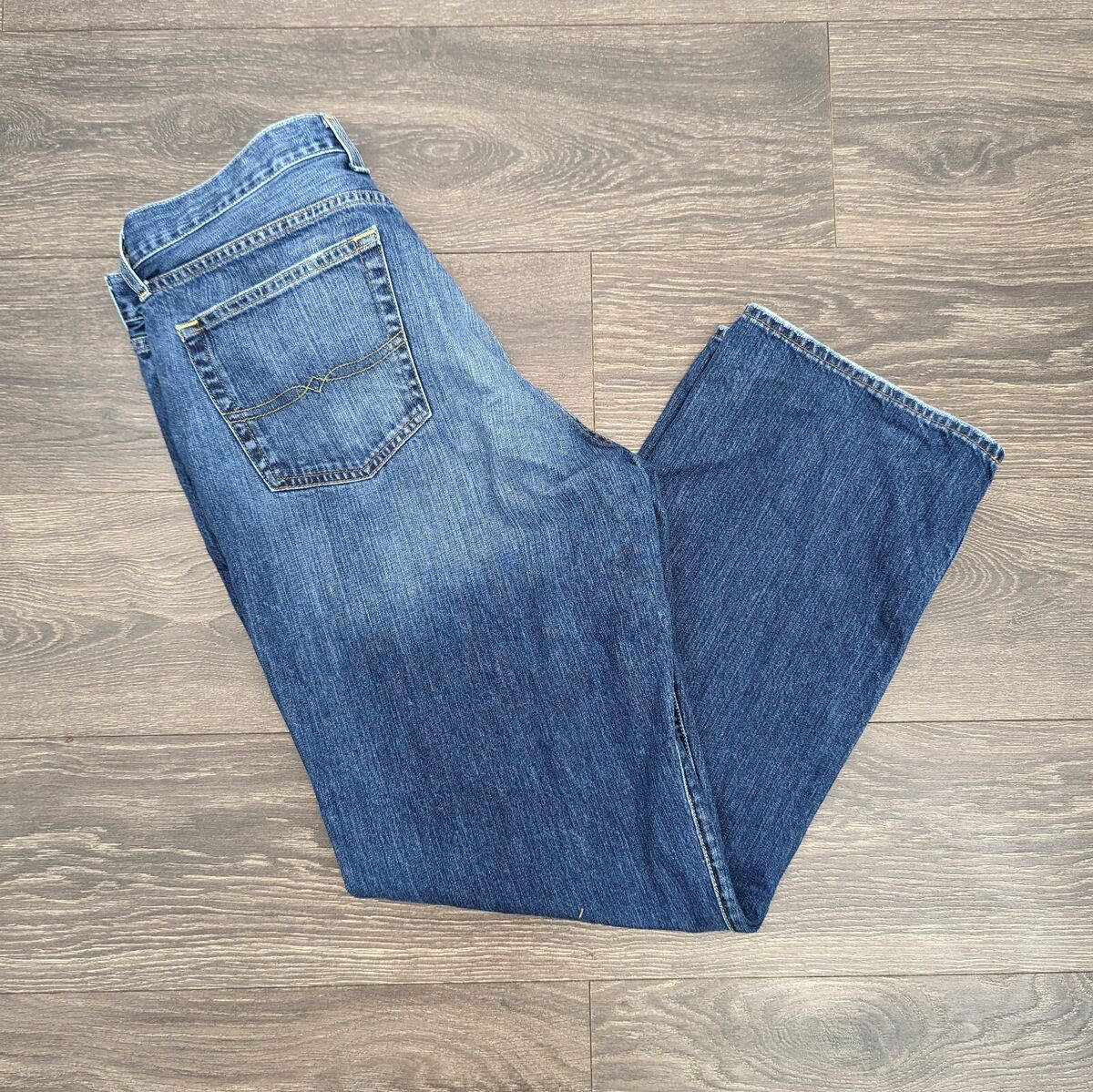Lucky Brand Straight Leg Jeans Men's Size 38 100% Cotton Dark Wash Denim