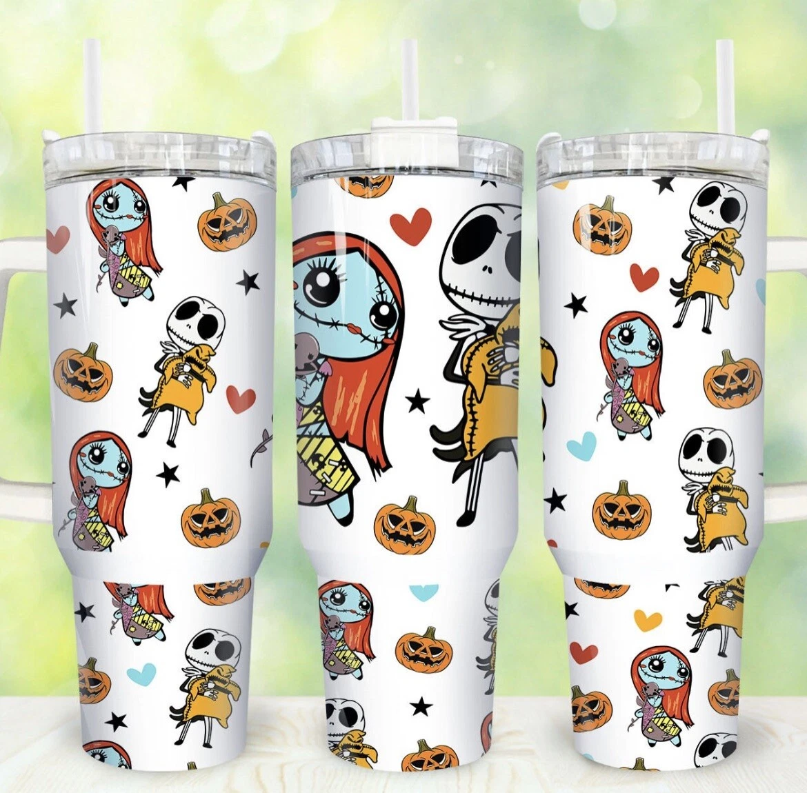 Nightmare Before Christmas Jack And Sally 40oz Tumbler