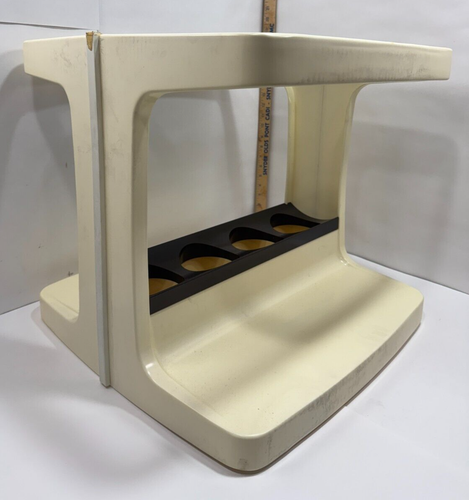 Marc Held for Prisunic, Space Age Plastic Mini Bar, Trolly Coffee Table 70s - Picture 3 of 16