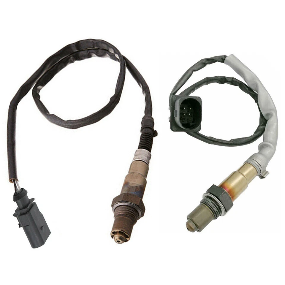 Sensor de oxígeno O2 para Volkswagen GTI 2006-2009 2,0 L 2 piezas aguas arriba + aguas abajo Foto 3 de 4