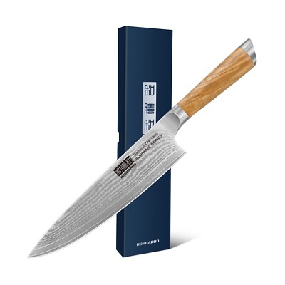 HOSHANHO Damascus Chef Knife 8 Inch,Professional 67 Layers VG-10 Super Steel