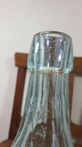 BEAUTIFUL AQUA P.A SPONGBERG ROCKFORD ILLINOIS BLOB TOP BOTTLE I.G CO MADE - Bild 8 von 10