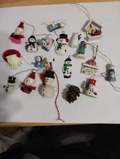 Lot of 18 Christmas Miniature Figurines