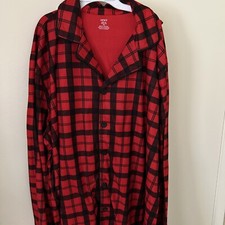 Carter's Unisex Adulto 2 Piezas Conjunto de Pijama Estilo Abrigo a Cuadros EG7 Cuadros Talla 2XL NUEVO CON ETIQUETAS