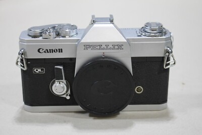 Appareil Photo Argentique Canon Pellix Noir – Modèle Rare, Fonctionnement OK