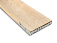 BANDED scaffold board 13ft long - 210mm wide - 35mm thick
