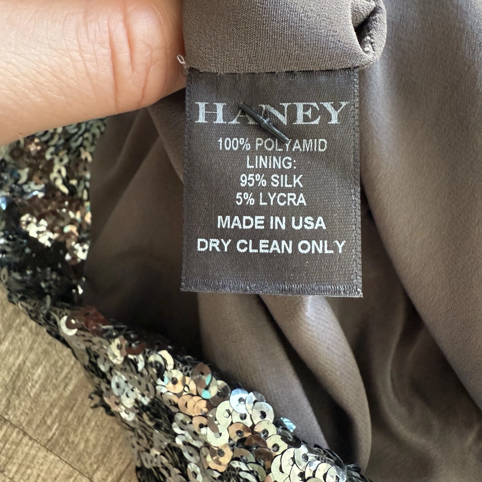 VALENTINO Mini abito HANEY Valentina paillettes canna di fucile