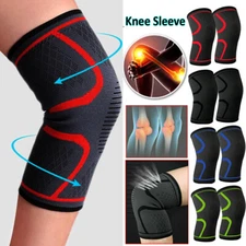 Knee Brace Compression Sleeve Suppor Patella Sports Joint Pain Arthritis Relief