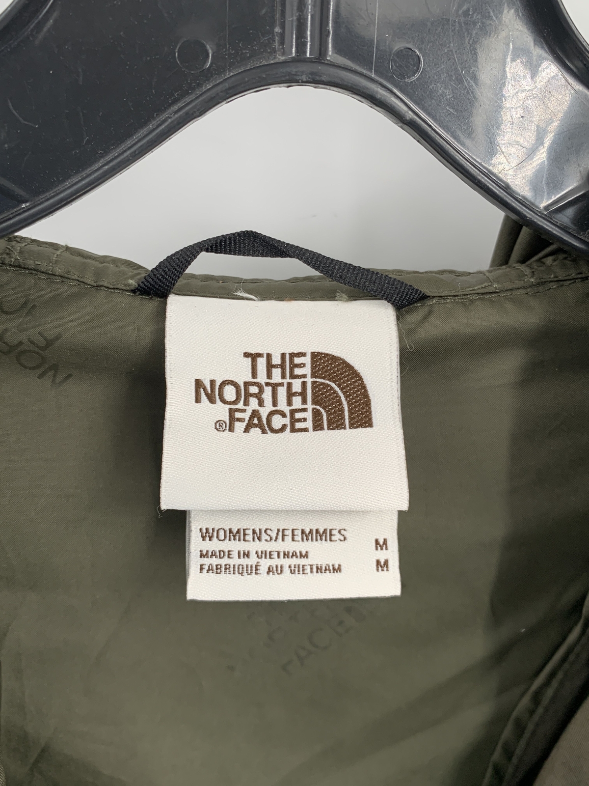 NWT The North Face Womens Green Cotton Blend Hooded Rainsford Jacket