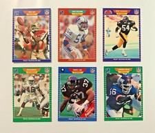 1989 NFL Pro Set Cards You Pick Singles -- Complete Your Set