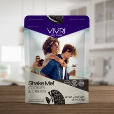 VIVRI NEW  SHAKE ME: COOKIES  CREAM 20 SERVINGS