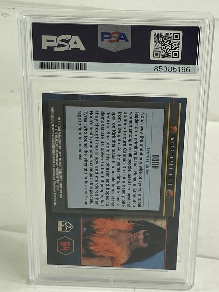 STAR TREK NANCY KOVACK AS NONA SILVER AUTOGRAPH Slabbed Card PSA/DNA - Image 4 of 4