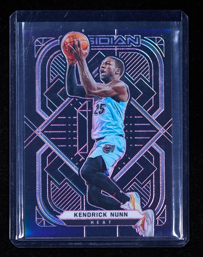 Kendrick Nunn 2020-21 Panini Obsidian Basketball Electric Etch Red 5/5