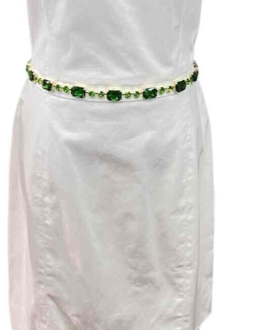 Cintura Per Abito Da Sposa In Cristallo Bianco Scintillante - Foto 12