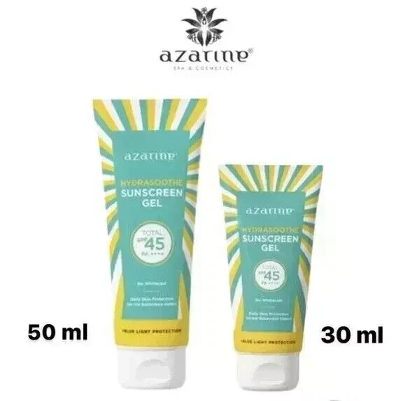 AZARINE Hydrasoothe Sunscreen Gel SPF45 PA++++ 50ml FREE SHIPPING WORLD WIDE