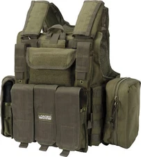 Barska Tactical Plate Carrier Vest VX-300 MOLLE System Green, BI12286