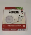 Bialetti 2 Cup Moka Pot Filter Plate & 3 Gaskets/Rubber Rings - Moka Express
