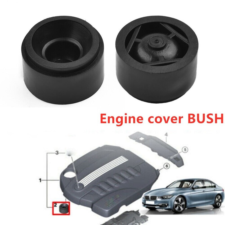 Engine Cover Engine Cover 1PC For BMW Engine Cover Rubber Mounting